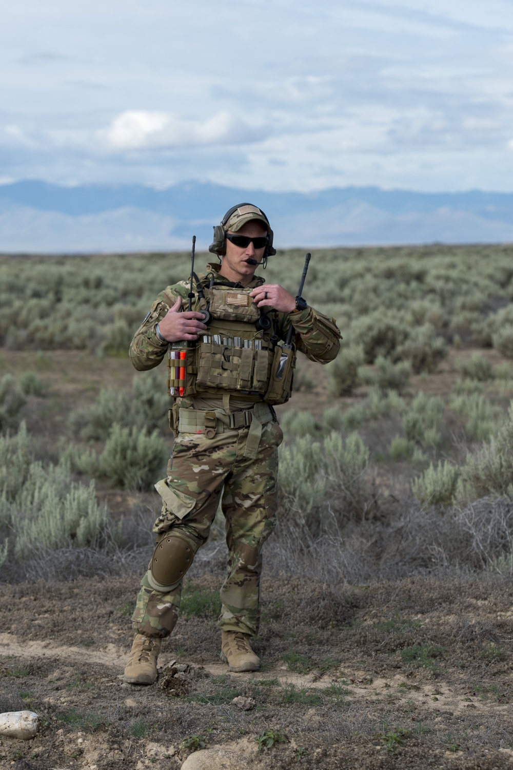 Idaho Air National Guard works with Oregon Air National Guar at the Orchard Combat Training Center