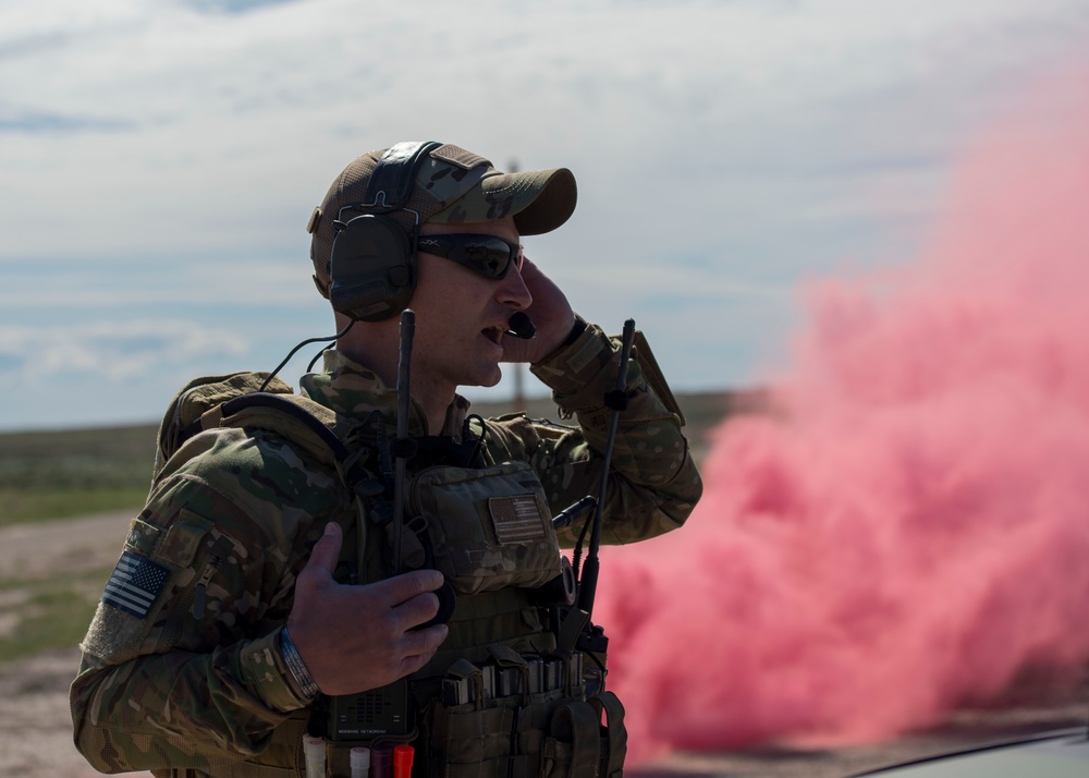 Idaho Air National Guard works with Oregon Air National Guar at the Orchard Combat Training Center