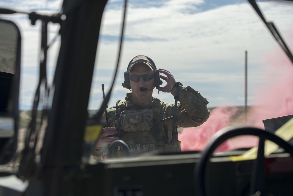 Idaho Air National Guard works with Oregon Air National Guar at the Orchard Combat Training Center