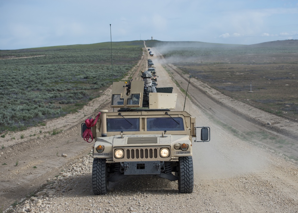 Idaho Air National Guard works with Oregon Air National Guar at the Orchard Combat Training Center