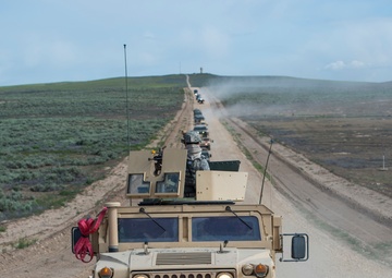 Idaho Air National Guard works with Oregon Air National Guar at the Orchard Combat Training Center