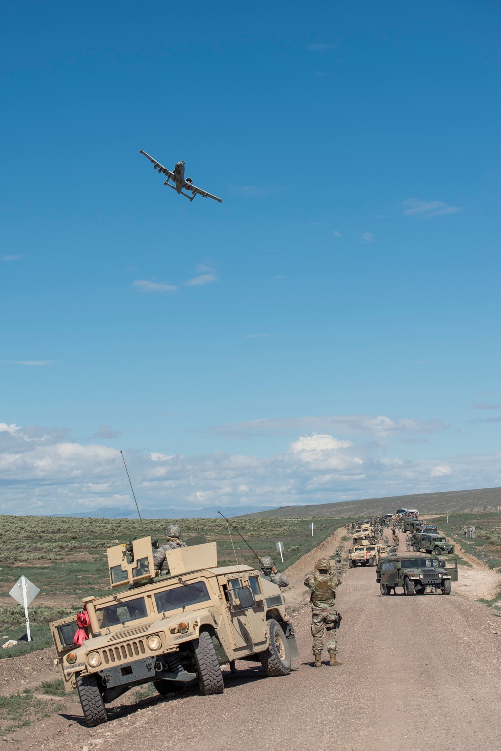 Idaho Air National Guard works with Oregon Air National Guar at the Orchard Combat Training Center