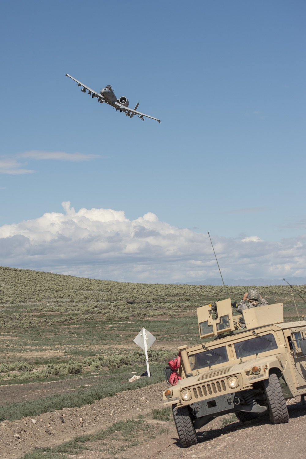 Idaho Air National Guard works with Oregon Air National Guar at the Orchard Combat Training Center