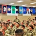 Army Reserve CSM visits with Fort McCoy NCOA students