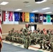 Army Reserve CSM visits with Fort McCoy NCOA students