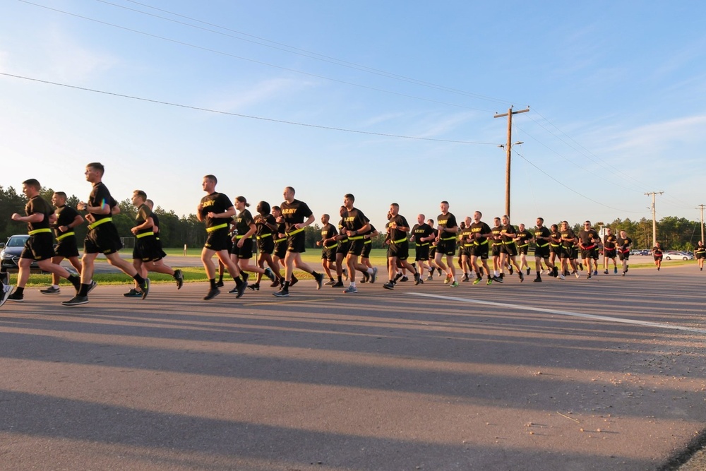 Fort McCoy NCOA holds academywide run with staff, students