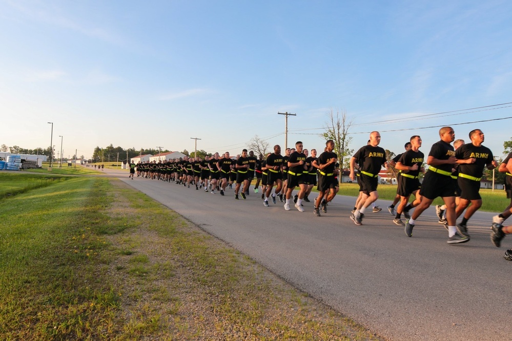 Fort McCoy NCOA holds academywide run with staff, students