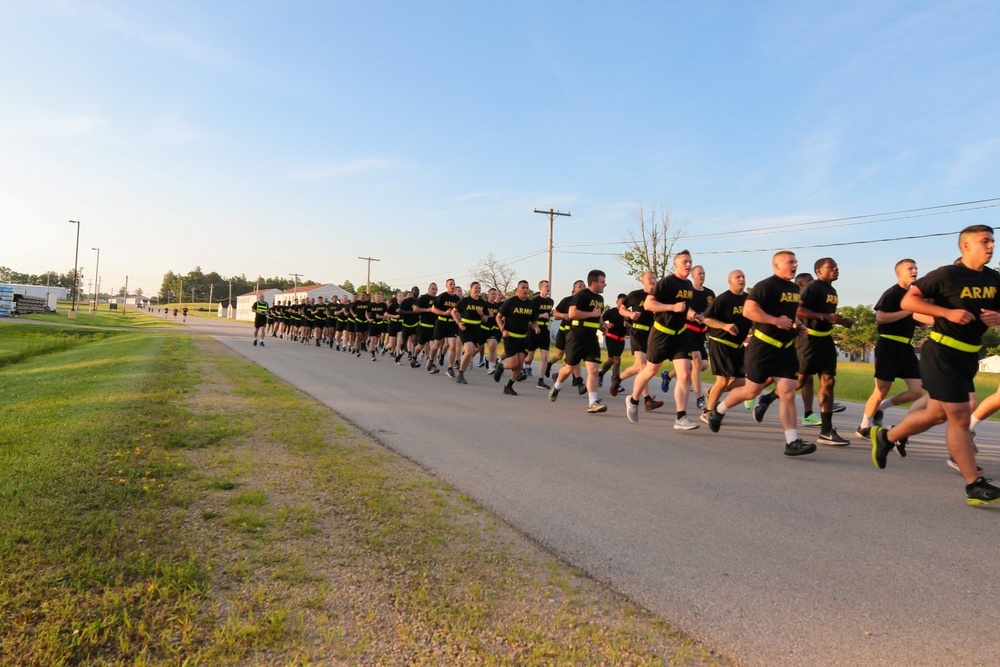 Fort McCoy NCOA holds academywide run with staff, students