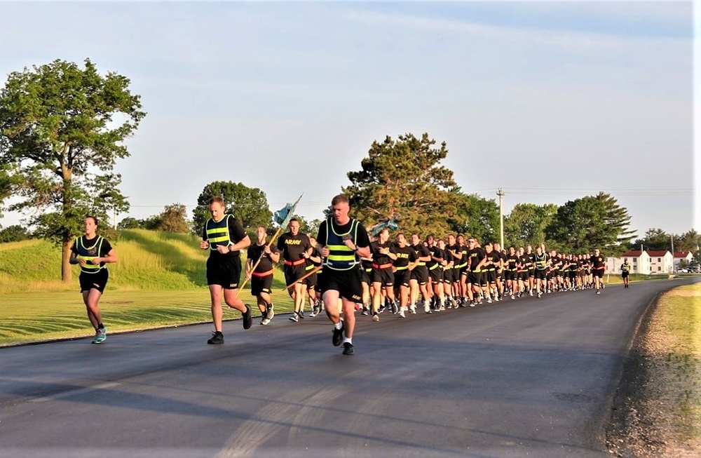 Fort McCoy NCOA holds academywide run with staff, students