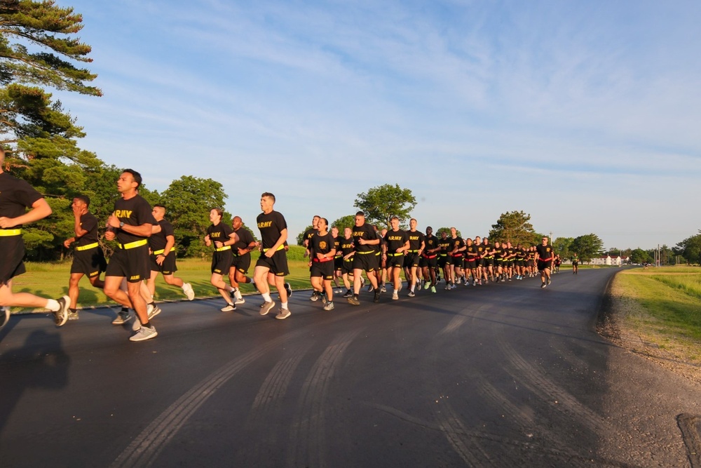 Fort McCoy NCOA holds academywide run with staff, students