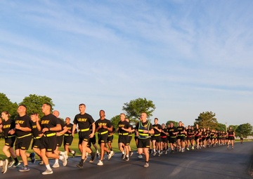 Fort McCoy NCOA holds academywide run with staff, students