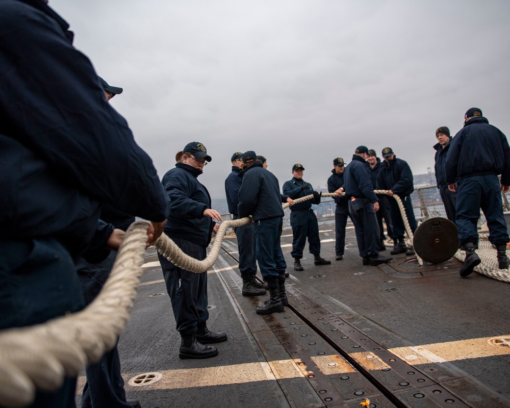 USS Michael Murphy Departs Valparaiso, Chile USS Michael Murphy Departs Valparaiso, Chile
