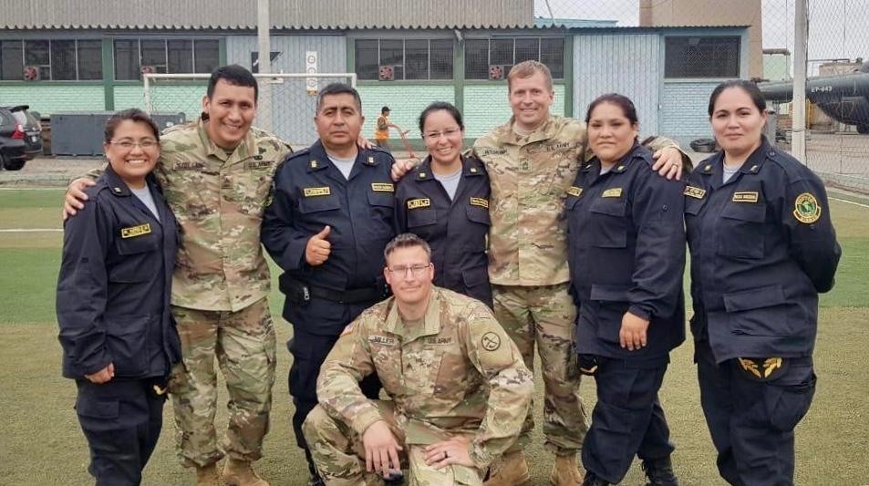 WVARNG instructs Peruvian Armed Forces, National Police on MEDEVAC operations