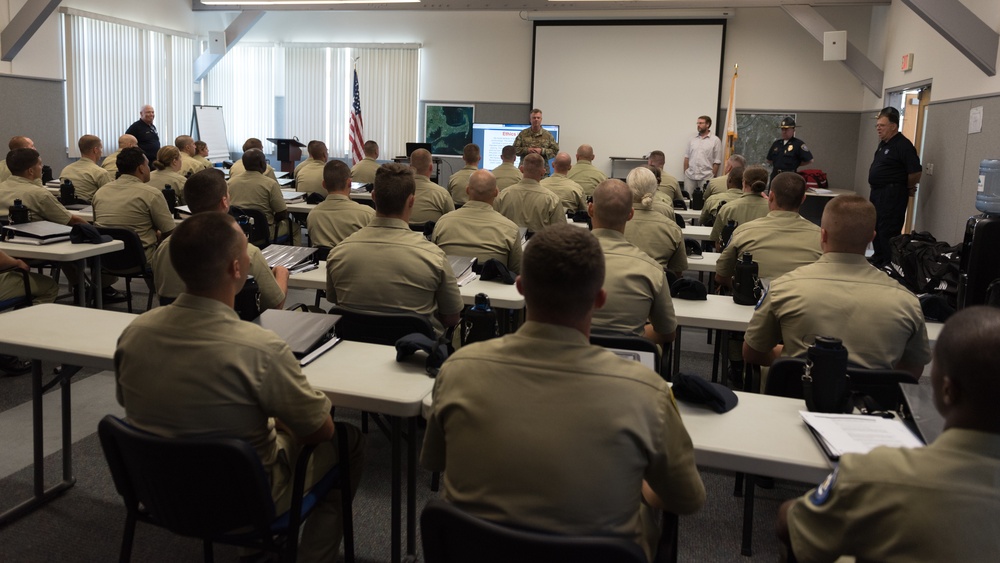 Police Academy recruits begin training at Joint Base Cape Cod