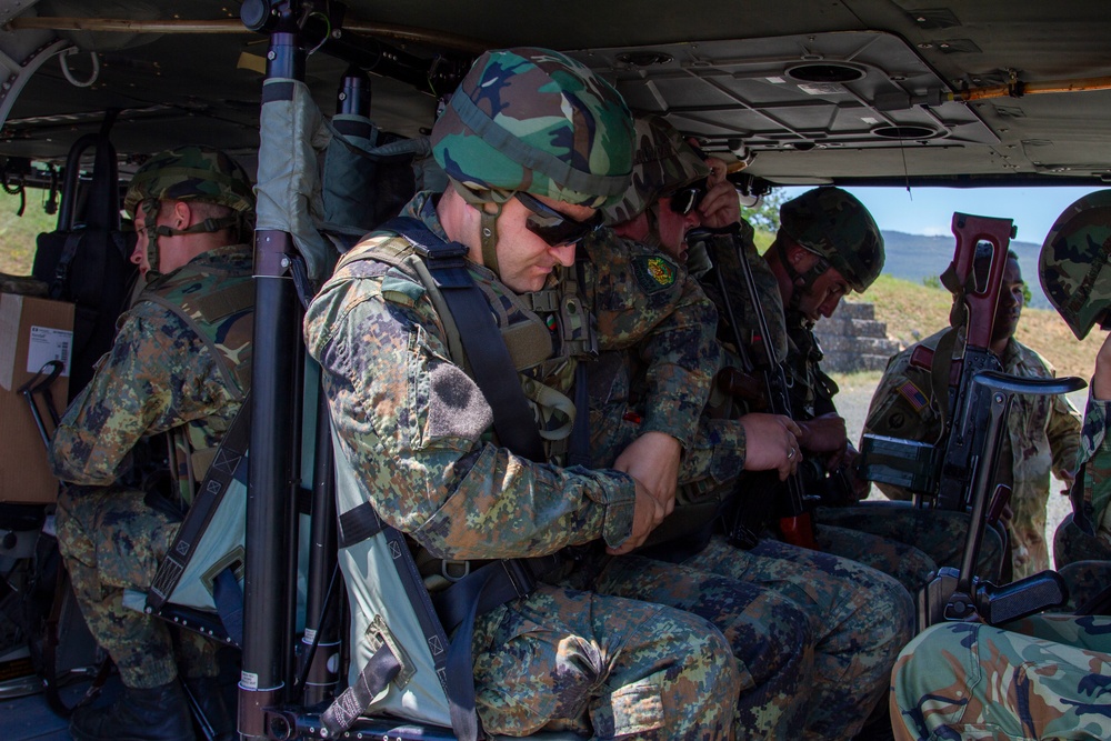 Multinational forces conduct cold load training