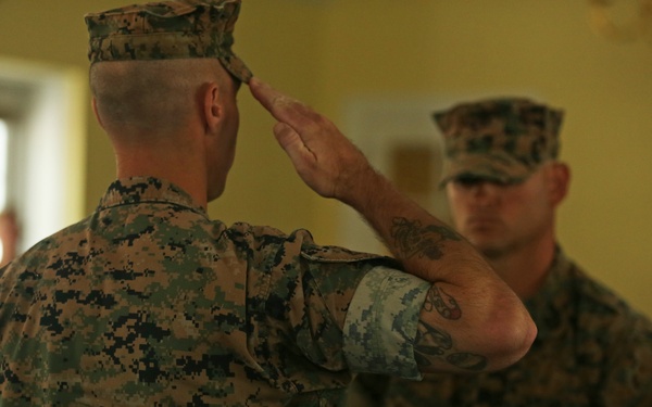 Master Gunnery Sgt. James C. Hypes' Retirement Ceremony