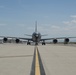 Col. Dan Boyack performs &quot;fini-flight&quot; at Roland R. Wright ANG Base