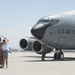 Col. Dan Boyack performs &quot;fini-flight&quot; at Roland R. Wright ANG Base