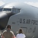 Col. Dan Boyack performs &quot;fini-flight&quot; at Roland R. Wright ANG Base