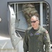 Col. Dan Boyack performs &quot;fini-flight&quot; at Roland R. Wright ANG Base