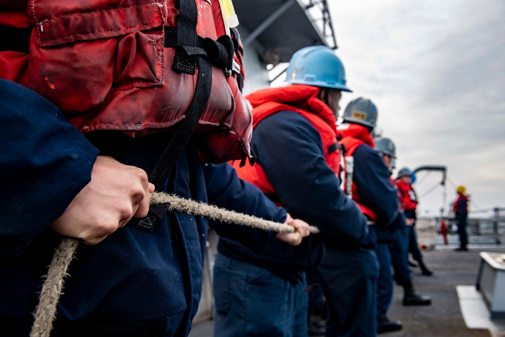 USS Michael Murphy and CNS Araucano Conduct RAS During Teamwork South USS Michael Murphy and CNS Araucano Conduct RAS During Teamwork South