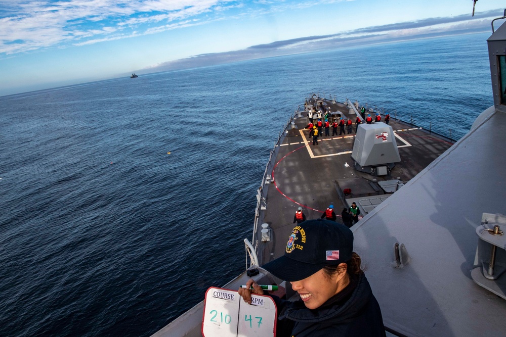 USS Michael Murphy and CNS Araucano Conduct RAS During Teamwork South USS Michael Murphy and CNS Araucano Conduct RAS During Teamwork South