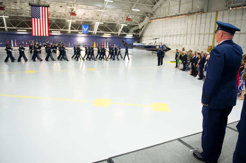 VCSAF presides over AFDW Change of Command Ceremony