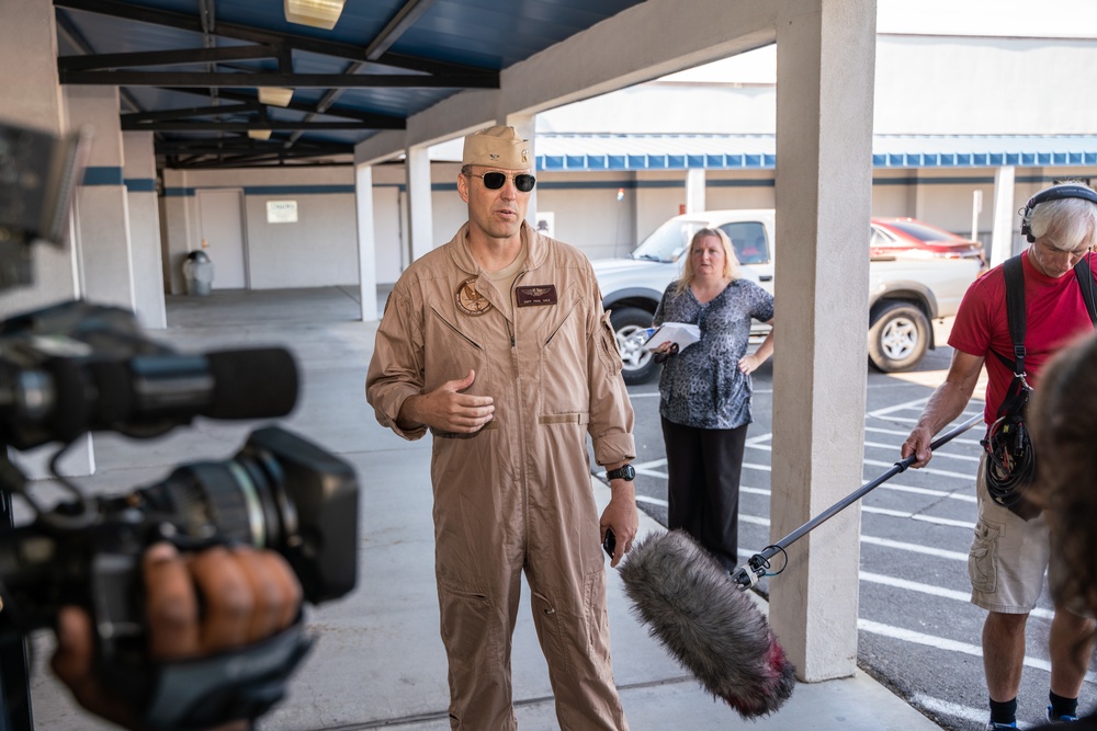 NAWS China Lake CO Hosts Regional Media Personnel after Earthquake