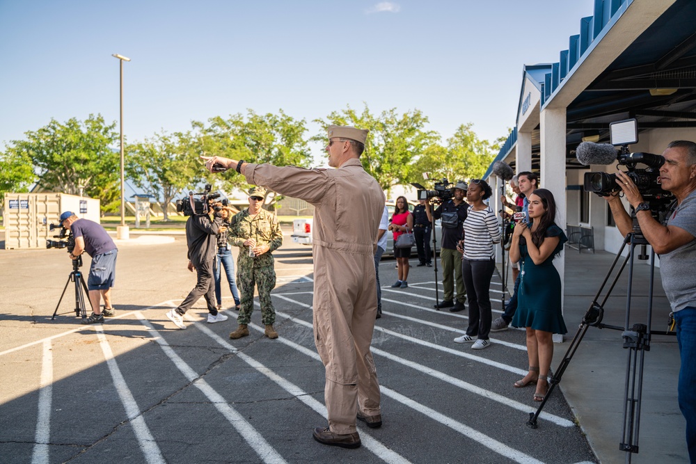 NAWS China Lake CO Hosts Regional Media Personnel after Earthquake