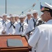 Admiral John Aquilino, Commander, U.S. Pacific Fleet, speaks with Sailors on USS John S. McCain (DDG 56)
