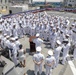 Admiral Aquilino, Commander of U.S. Pacific Fleet speaks to Sailors on USS John S. McCain (DDG 56)