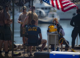 UCT 1 Conducts Underwater Cutting Evolution During Sea Breeze 2019