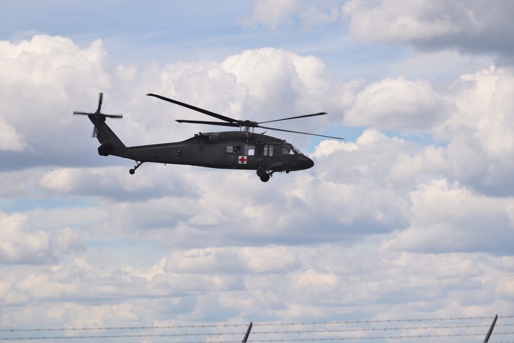Wisconsin National Guard holds UH-60 Black Hawk training ops at Fort McCoy