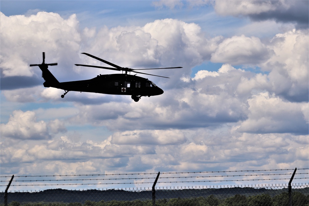 Wisconsin National Guard holds UH-60 Black Hawk training ops at Fort McCoy