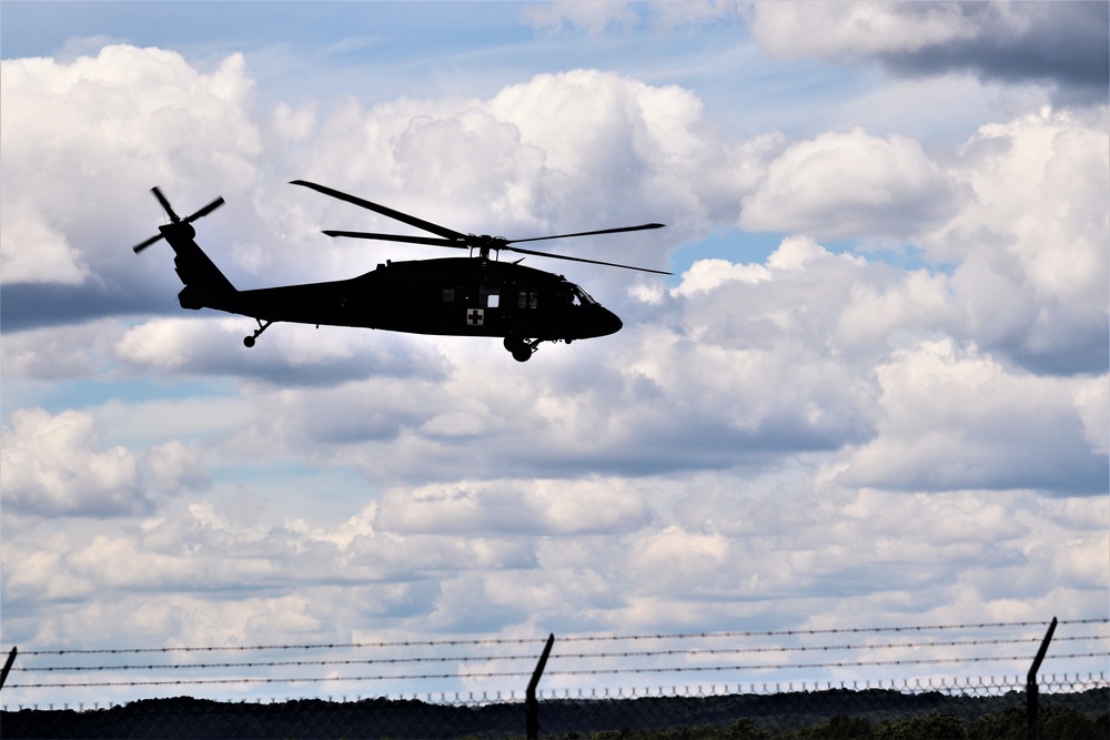 Wisconsin National Guard holds UH-60 Black Hawk training ops at Fort McCoy