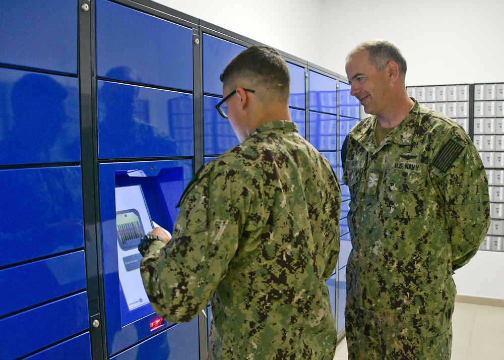 NAVSTA Rota's Post Office Installs Intelligent Lockers