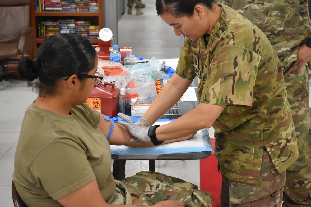 Medics Increase Readiness With Blood Screening Drives