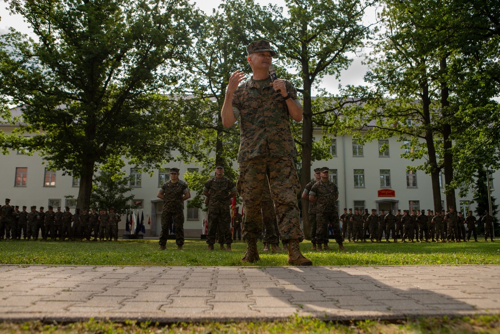 Marine Forces Europe and Africa Change of Command