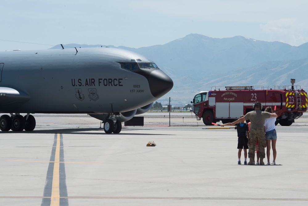 Col. Daniel Boyack completes fini-flight