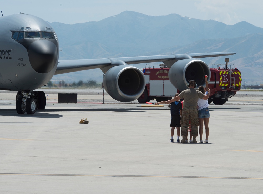 Col. Daniel Boyack completes fini-flight