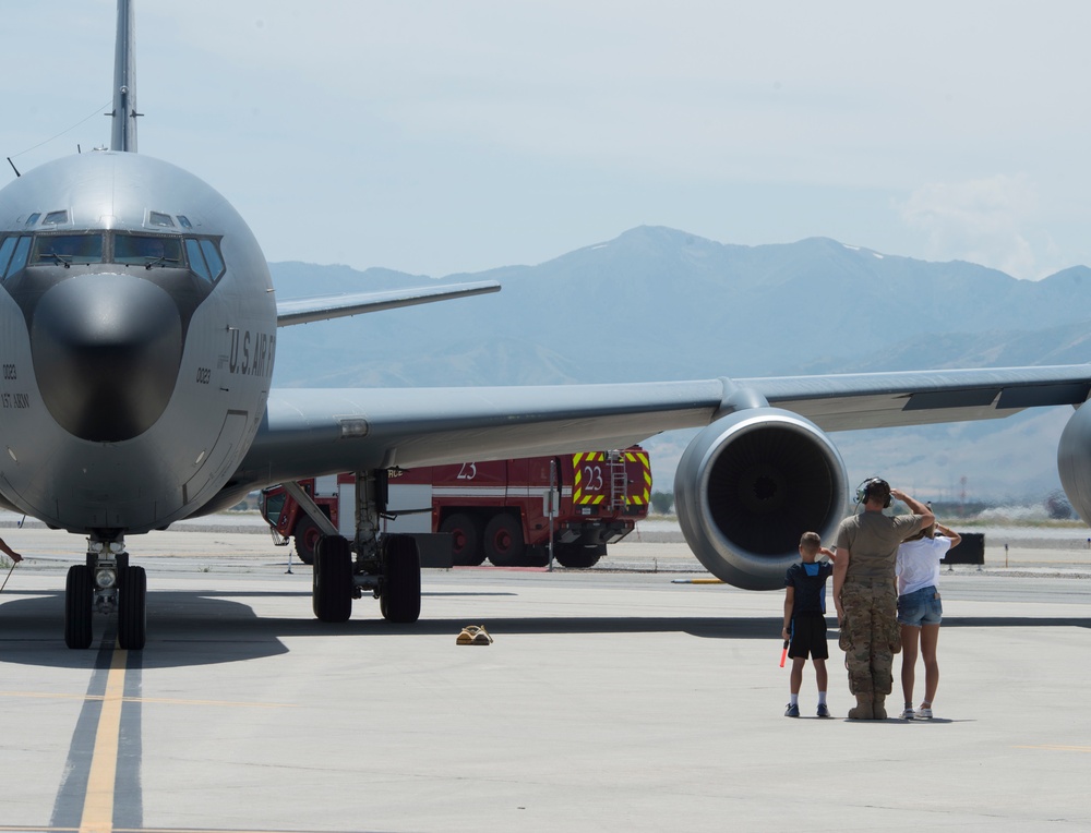Col. Daniel Boyack completes fini-flight