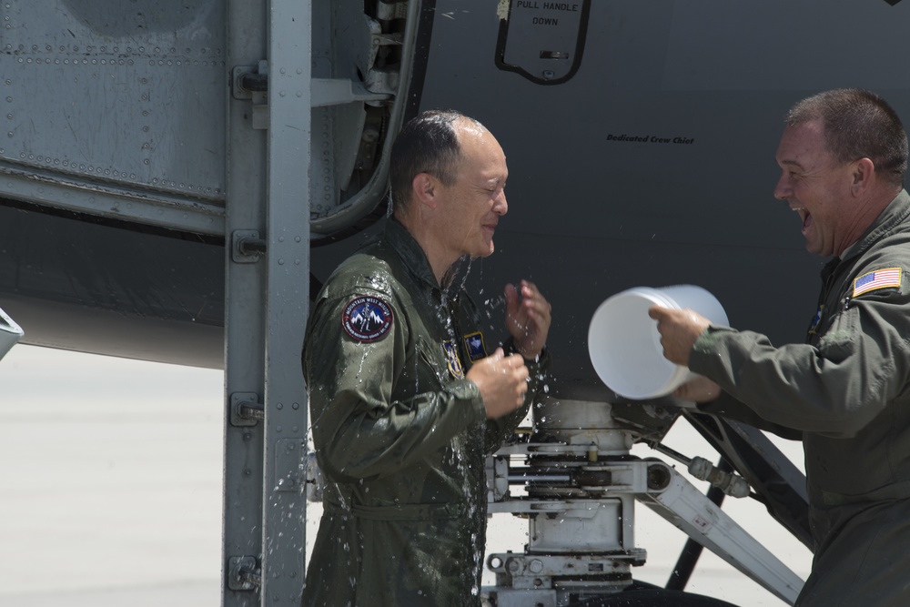 Col. Daniel Boyack completes fini-flight