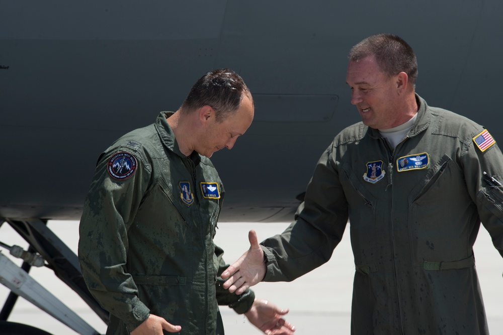 Col. Daniel Boyack completes fini-flight