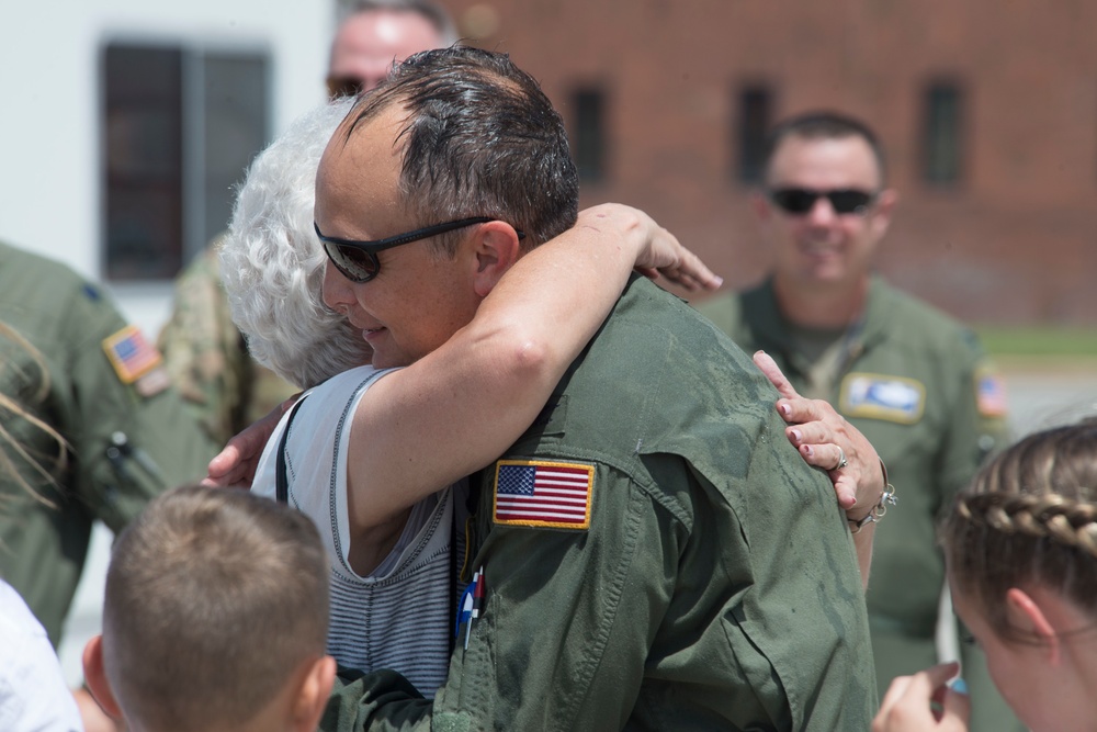 Col. Daniel Boyack completes fini-flight