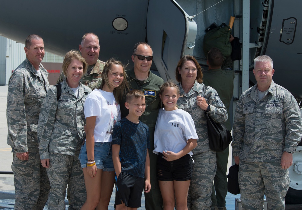 Col. Daniel Boyack completes fini-flight