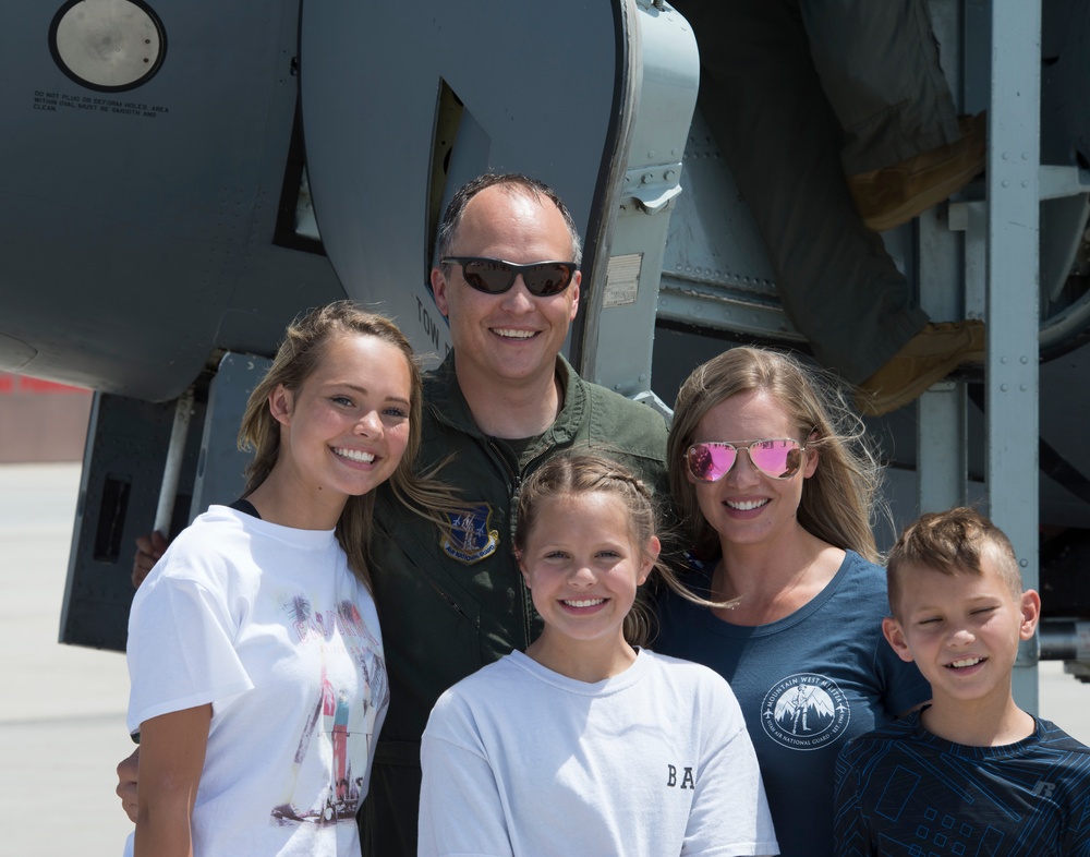 Col. Daniel Boyack completes fini-flight