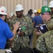 Sailors and Shipyard Workers attend GHWB Safety Fair