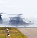 UH-60 taxiing after final flight