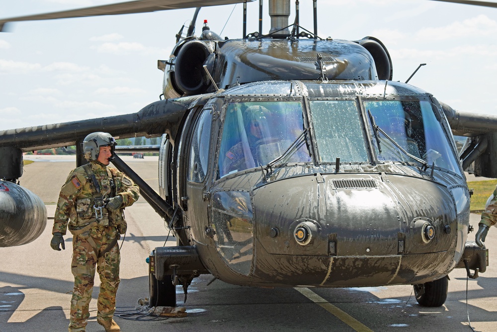 1st CAB Commander Makes Final Flight