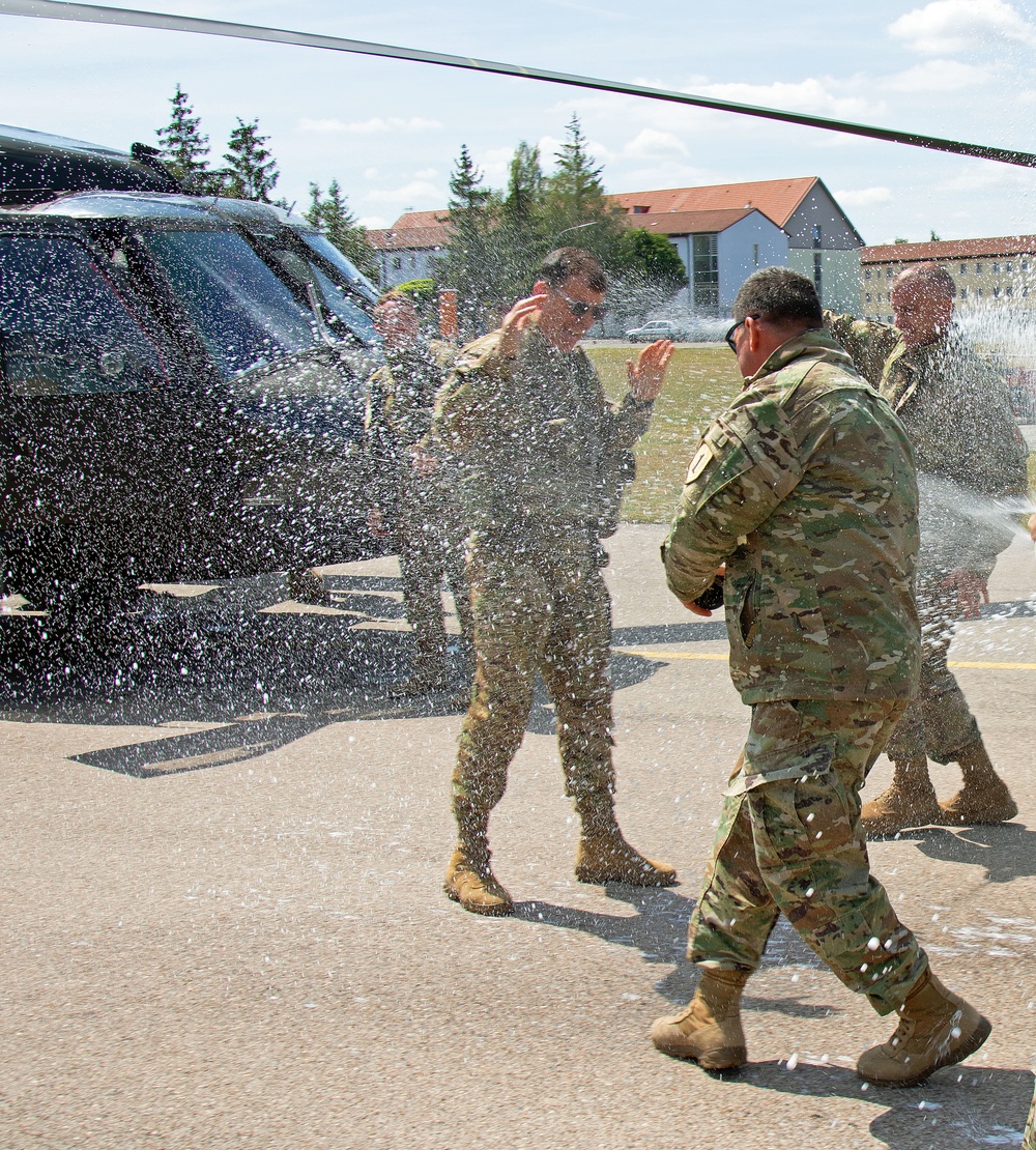 1st CAB Commander Makes Final Flight